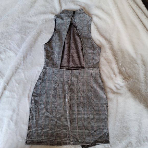 Plaid Wrap Skirt Dress - Picture 3 of 6